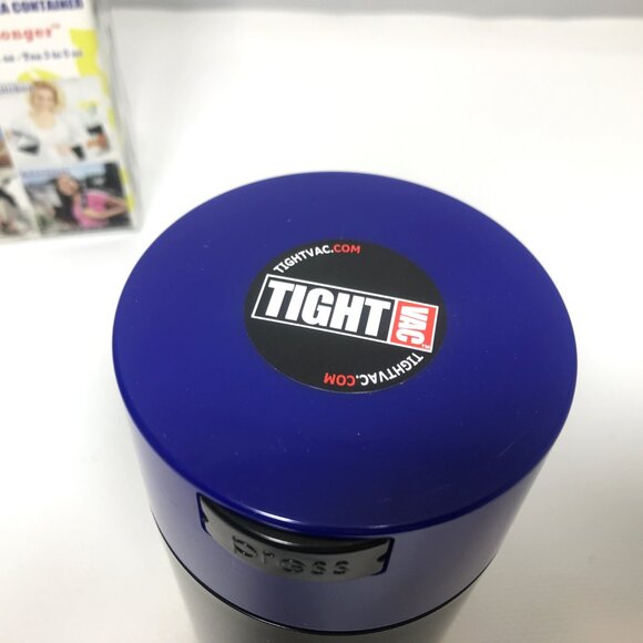 Tight Vac Vacuum Sealed Container for Coffee Tea Herbs Snacks 6 oz - Picture 2 of 12